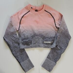 Gymshark Seamless Ombre Long Sleeve Crop S